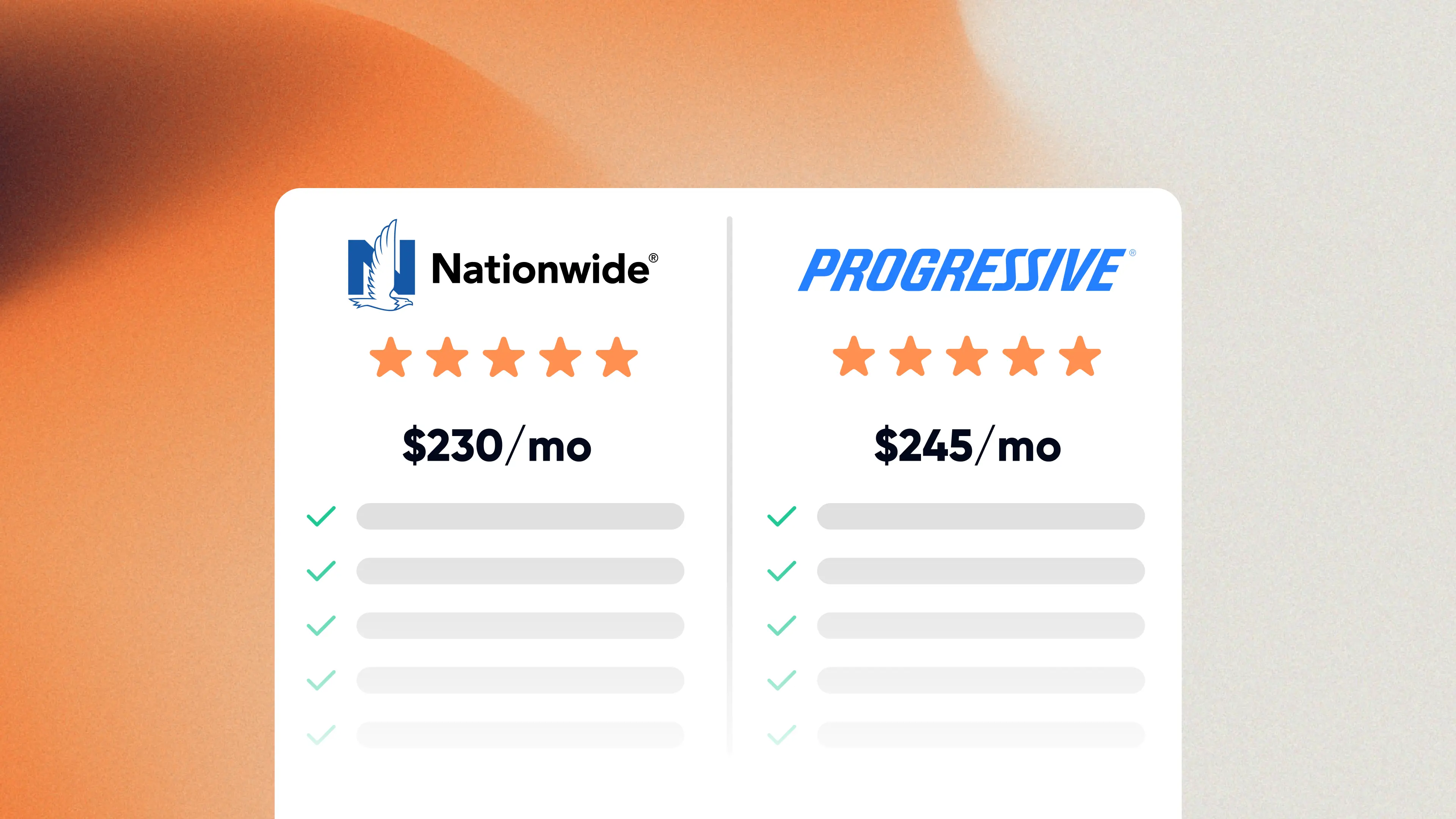 Step 3 - Quote Comparison